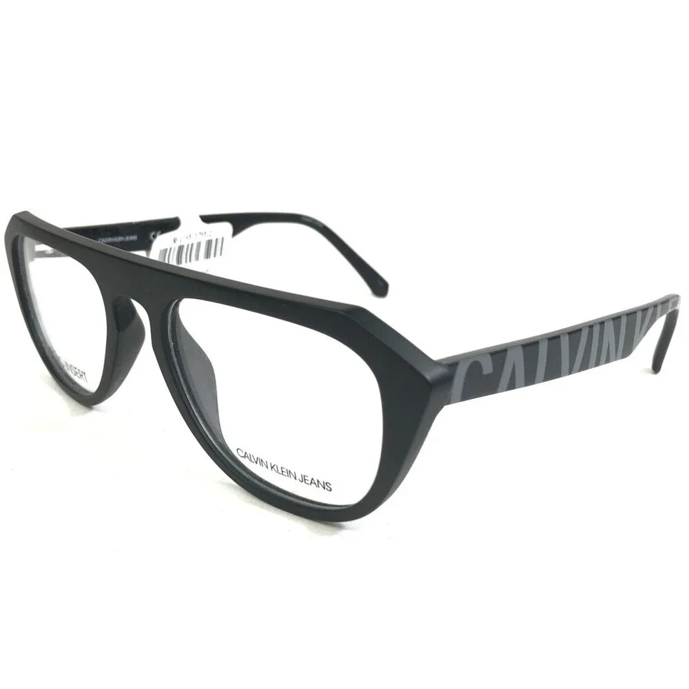 Calvin Klein Eyeglasses Frames CKJ19522 001 Black Square Full Rim 54-19-145